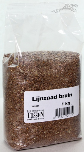 [VV0131] Lijnzaad bruin 1 kg.
