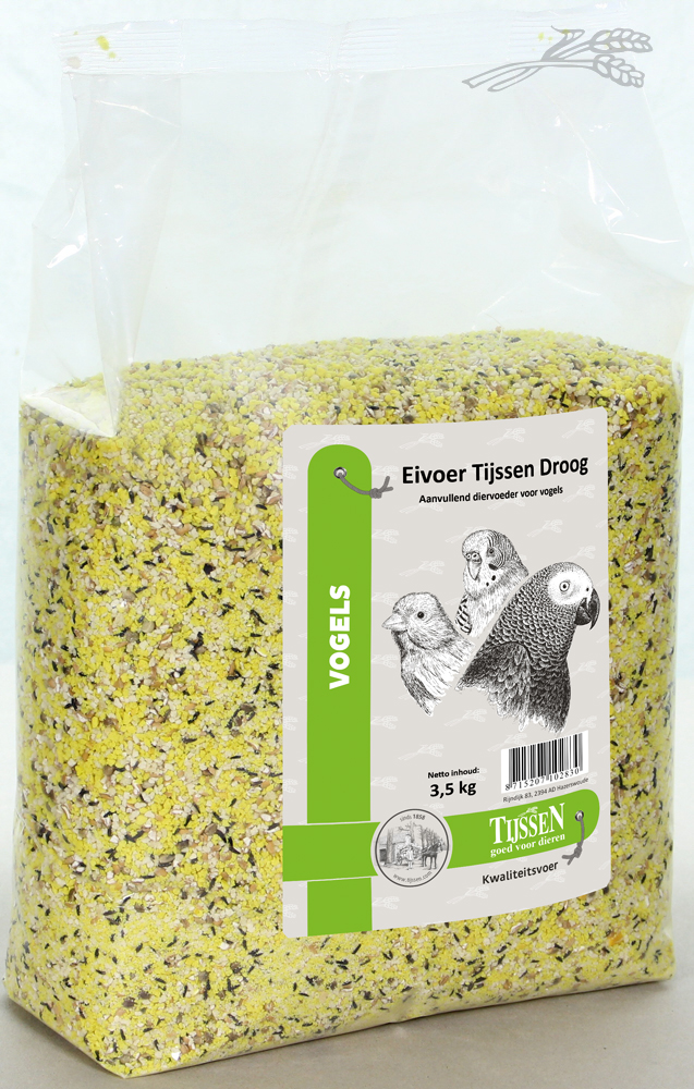 Tijssen Eivoer Droog 3,5 kg.
