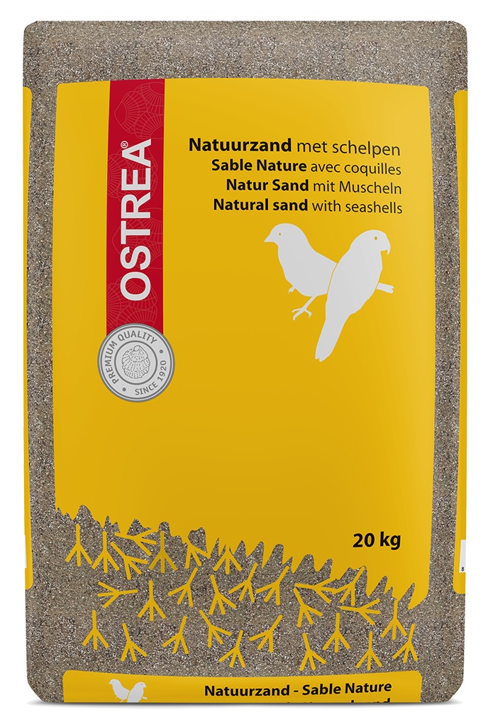 Ostrea Natuurzand 20 kg.