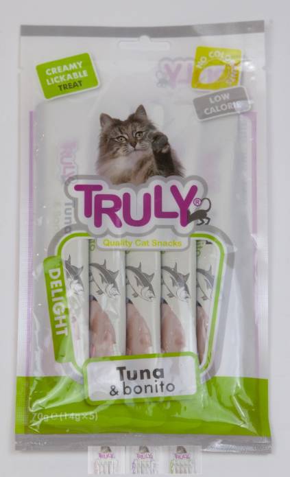 Truly Snacks Cat Lickable Tuna & Bonito 70 gr.