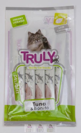 [WP11380] Truly Snacks Cat Lickable Tuna & Bonito 70 gr.