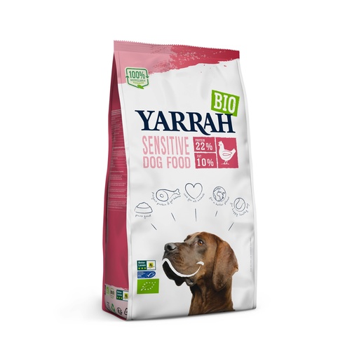 [Y17169] Yarrah Hond Bio Brok Kip+Rijst 10 kg.