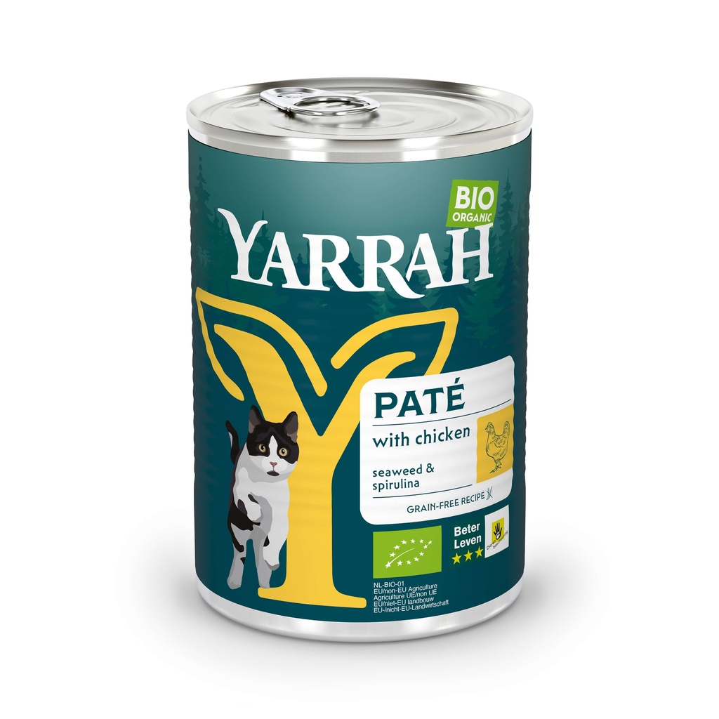 Yarrah Kat Blik Pate Kip 12 x 400 gr.