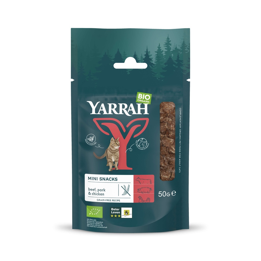 Yarrah Kat Snacks Mini 10 x 50 gr.