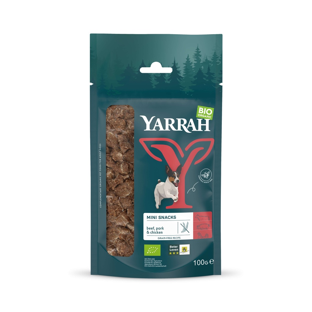 Yarrah Hond Bio Snack Mini Bites 100 gr.