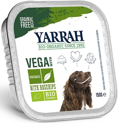 [Y9063] Yarrah Hond Alu Vegetarische brokjes 12 x 150 gr.