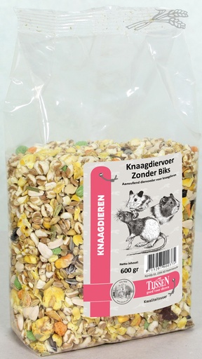 [KV0037] Knaagdiervoer Zonder Biks (600 gr.)