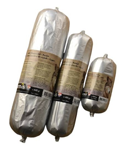 [CS54268] Carnis Gestoomde Worst Konijn (24 x 400 gr.)