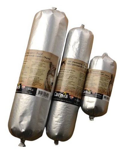 [CS54391] Carnis Gestoomde Worst Paard (24 x 400 gr.)