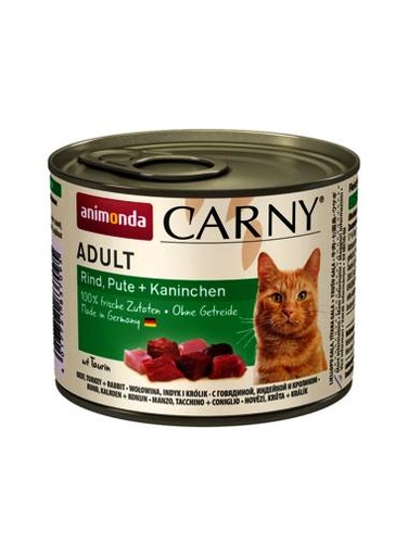 [AM83709] Carny Rund/Kalkoen/Konijn (6 x 200 gr.)