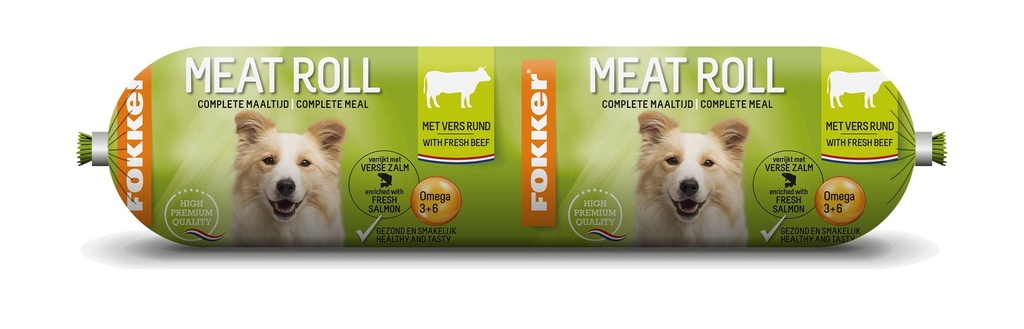 Fokker Meat Roll Rund/Zalm