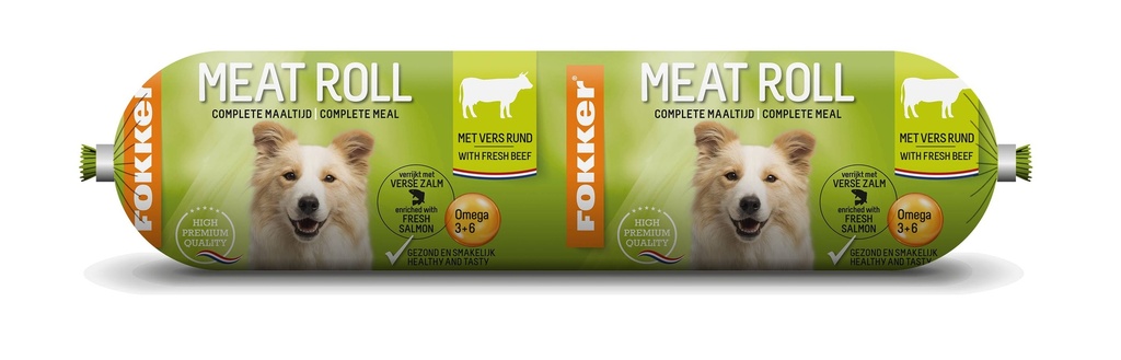 Fokker Meat Roll Rund/Zalm