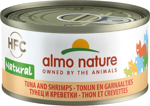 [AL9023] Almo Nature Tonijn met Garnaal (24 x 70 gr.)