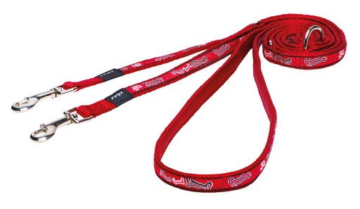 [RHLM01CC] Rogz Fancy Dress MultiLijn (Red Rogz Bone-Red, Small)