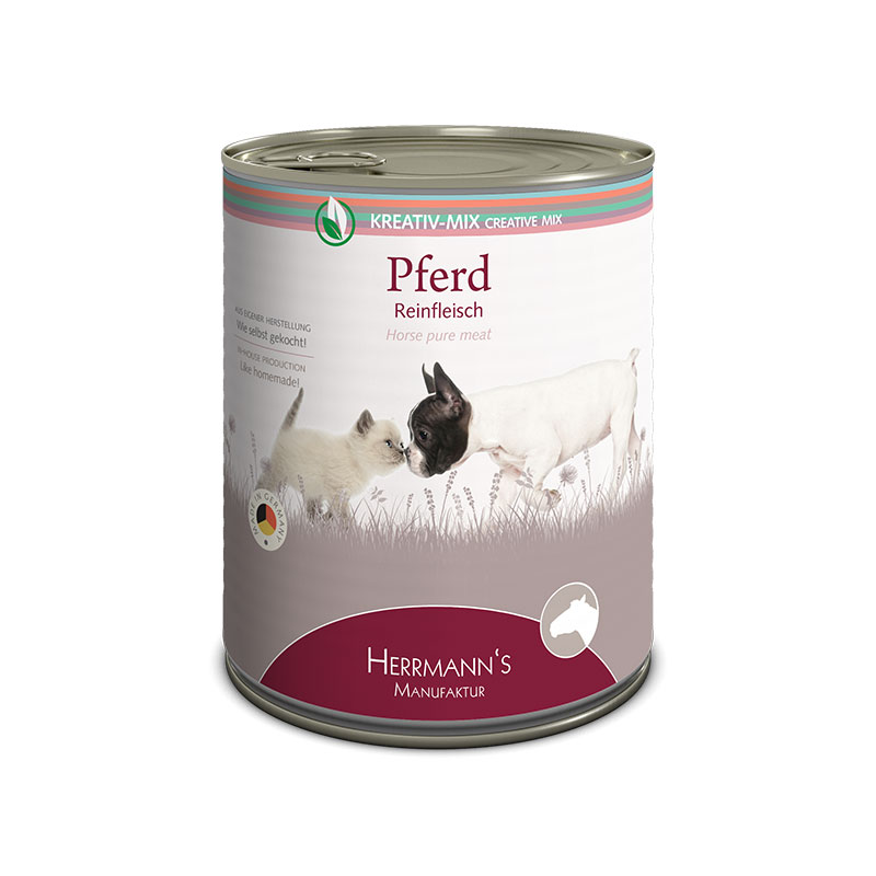 Herrmanns Puur Paard 6 x 800 gr.