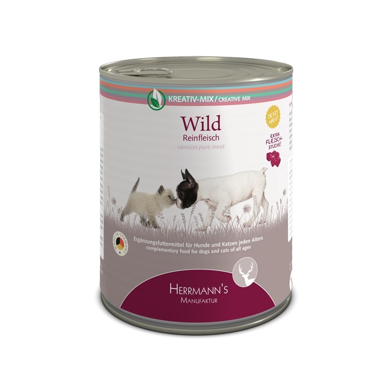 Herrmanns Puur Wild 6 x 800 gr.