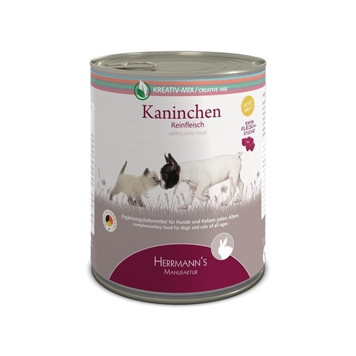 [CP01005] Herrmanns Puur Konijn 6 x 800 gr.