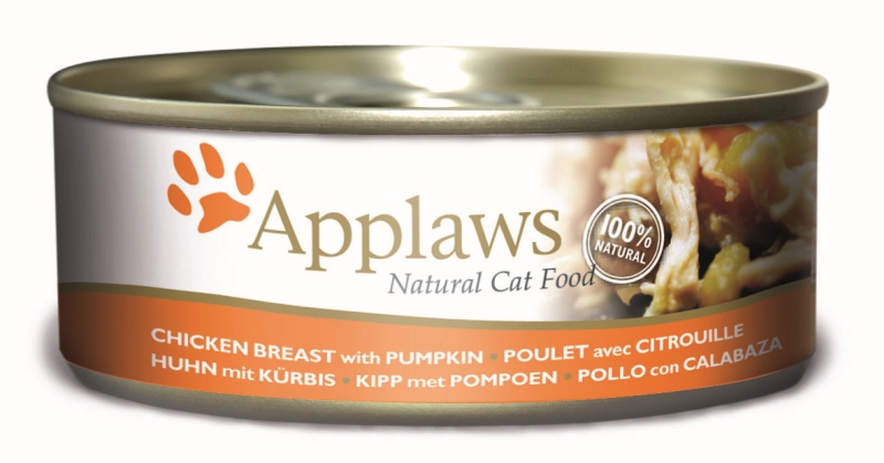 Applaws Blik Cat Chicken Breast & Pumpkin 24 x 156 gr.
