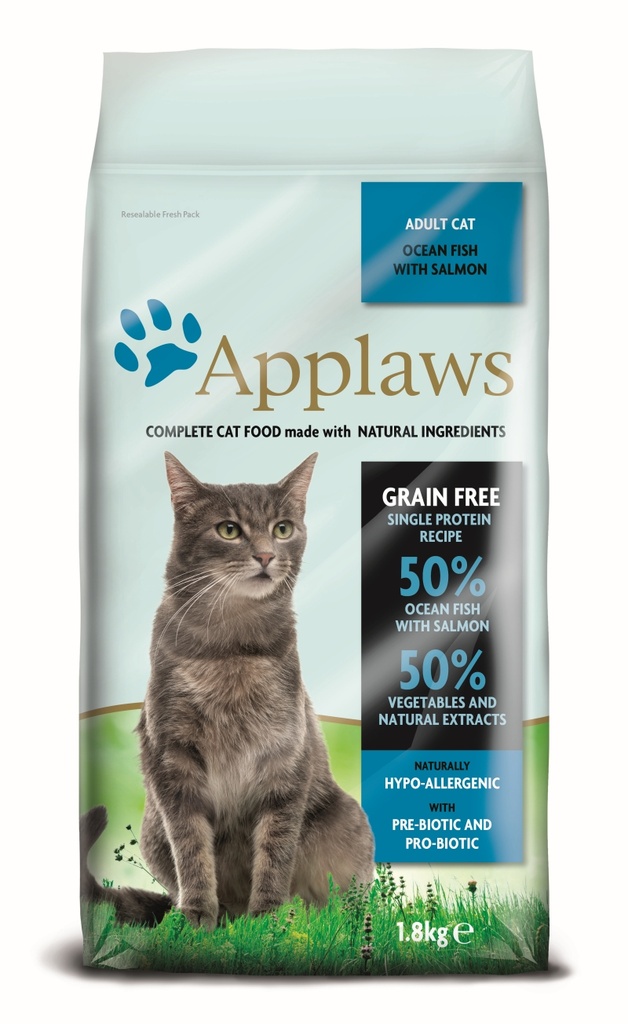 Applaws Ocean Fish & Salmon Adult Brokjes 1,8 kg.