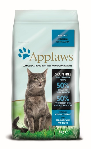 [CP49731] Applaws Ocean Fish & Salmon adult Brokjes 6 kg.