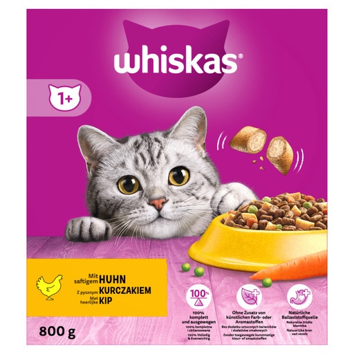 [MA433204] Whiskas Droog Kip Box (5 x 800 gr.)