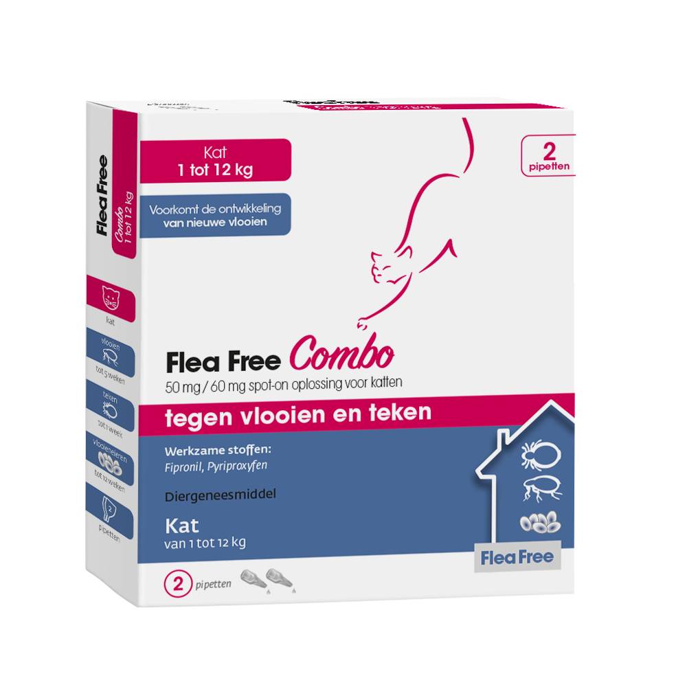 Flea Free Spot On Combo Kat