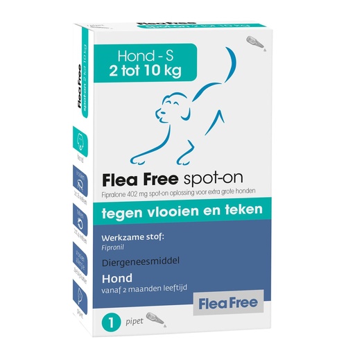 [E874] Flea Free Spot On Hond 1 Pipet (2 - 10 kg)