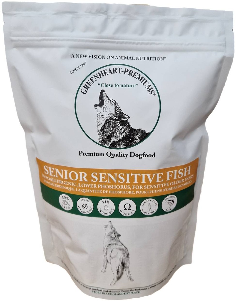 Greenheart Dog Senior Sensitive Fish