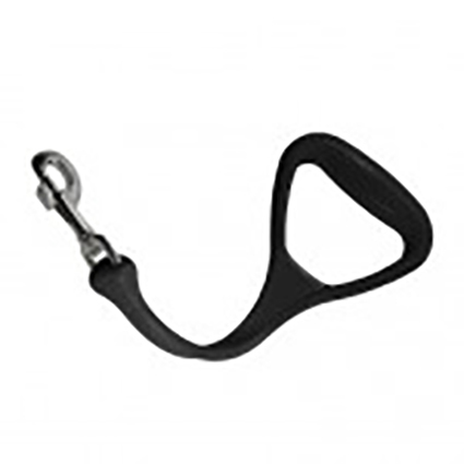 [ET1054] Heeler Zwart Elastische Looplijn (Zwart)