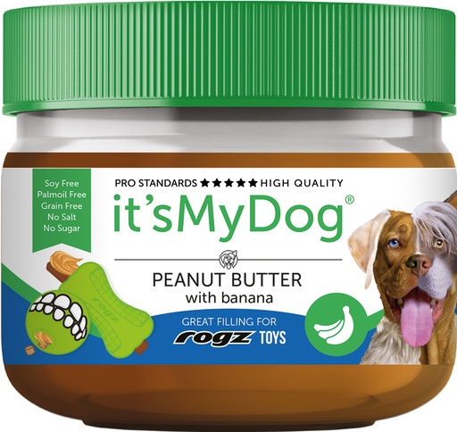 [IMD45261] it's My Dog Pindakaas Banaan (300 gr.)