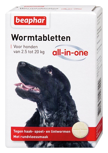 [BP10729] Wormtablet All-in-one (2 tabletten)