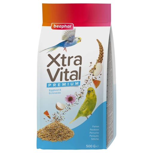 [BP1000125] Xtra Vital Parkietenvoer (500 gr.)