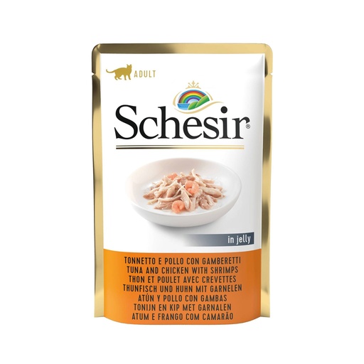 [AG17110] Schesir Cat Tuna Chicken & Shrimps (12 x 85 gr.)