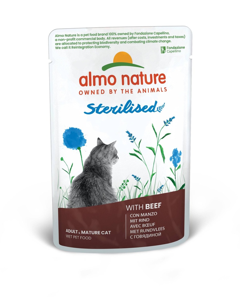 Almo Nature Sterilised met Rund