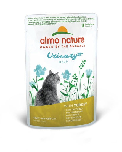 [AL5301] Almo Nature Urinary met Kalkoen (30 x 70 gr.)