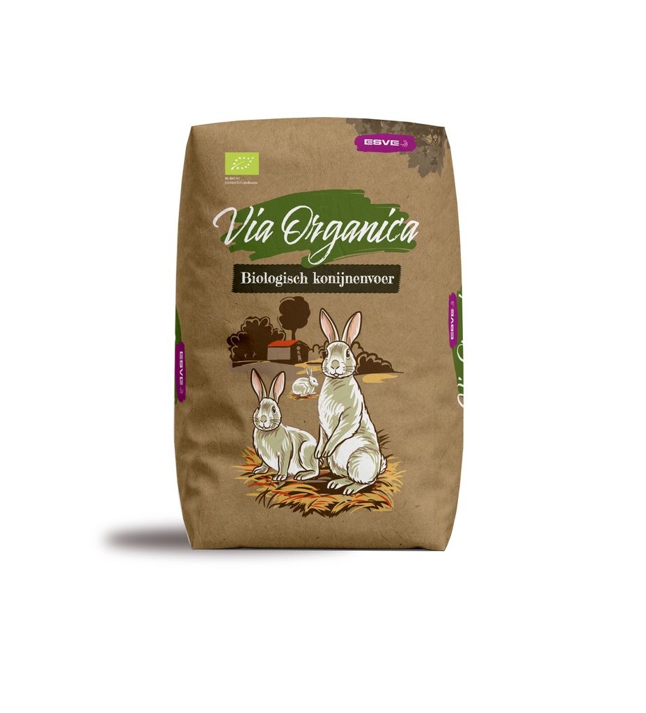 Via Organica Bio Konijnenkorrel 12,5 kg.