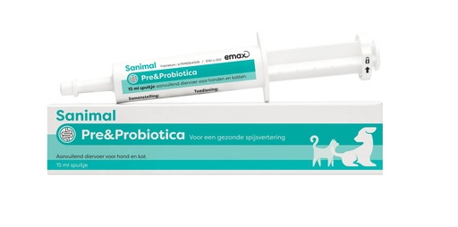 [S110] Sanimal Prebiotica & Probiotica 15 ml.