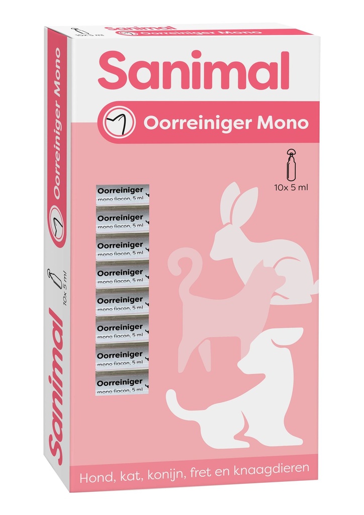 Sanimal Oorreiniger Mono (10 x 5 ml.)