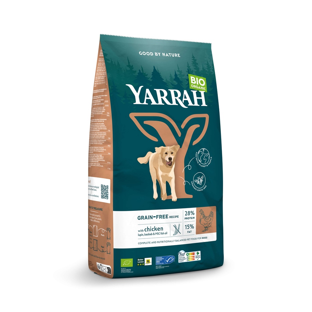 Yarrah Hond Chicken & Fish Graanvrij 2 kg.