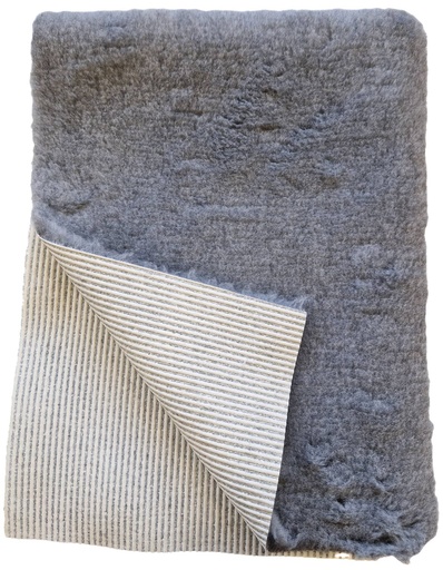 [GH34709] Vetbed L Ongebiesd Antislip Uni Grijs 1 st.