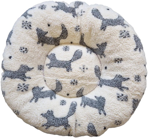 [GH80114] Donut Kussen L Vos Zwart 1 st.