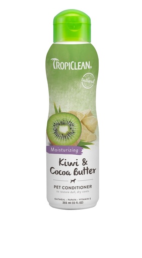 [TC20251] TropiClean Kiwi & Cocobutter Conditioner 355 ml.