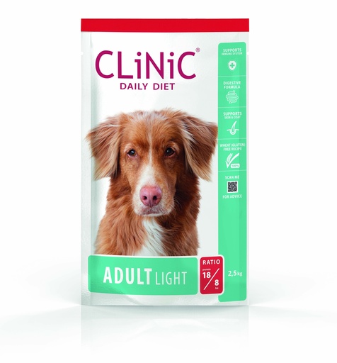 [CC504] CLiNiC Dog Adult Light Duck - Chicken (2.5 kg.)