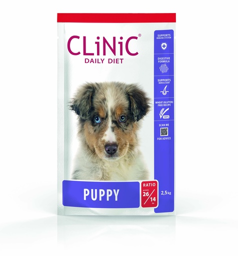 [CC500] CLiNiC Dog Puppy Salmon 2,5 kg.