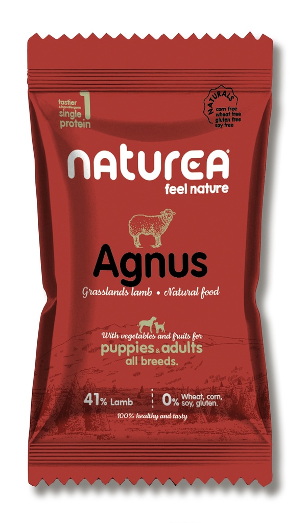 Naturea Dog Naturals Agnus Grasslands Lamb Sample