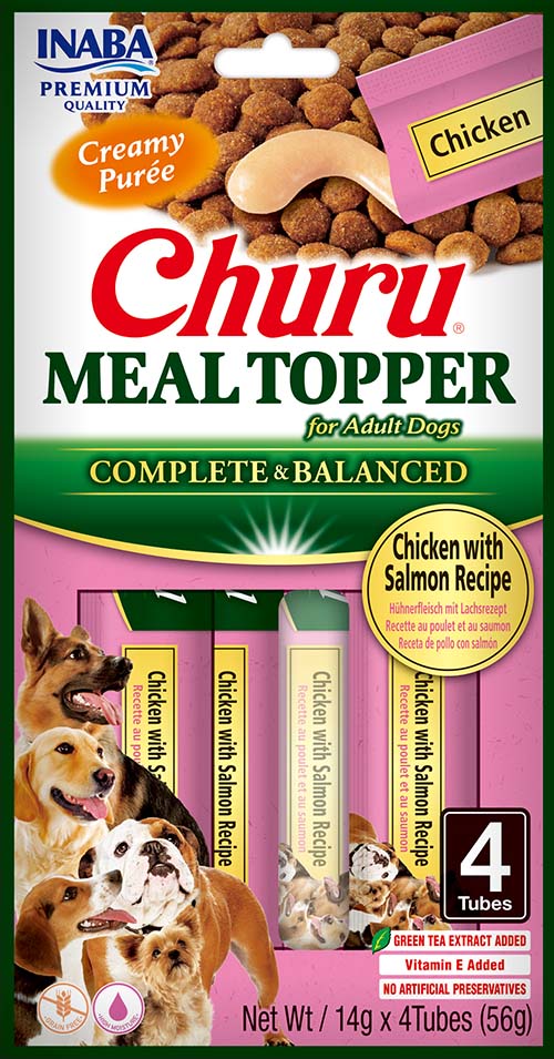 Inaba Dog Meal Topper Chicken With Salmon (12 x 4 x 14 gr.)