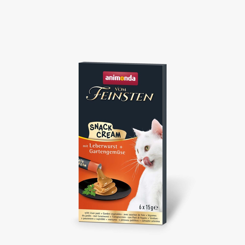 Feinsten Cat Snack Cream Liver&Garden vegetables (11 x 6 x 15 gr.)