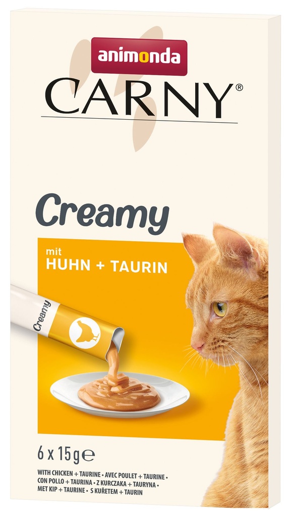 Carny Cat Snack Creamy Chicken&Taurine (11 x 6 x 15 gr.)