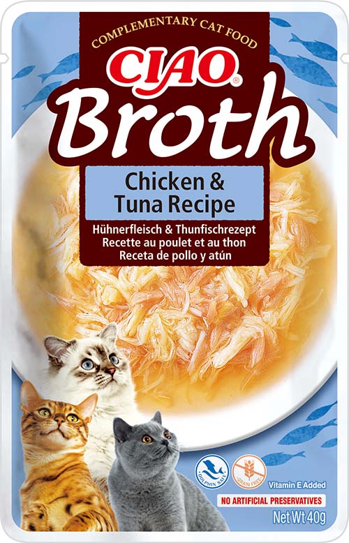 Inaba Broth Bouillon Chicken & Tuna 12 x 40 gr.