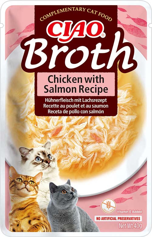 Inaba Broth Bouillon Chicken & Salmon 12 x 40 gr.